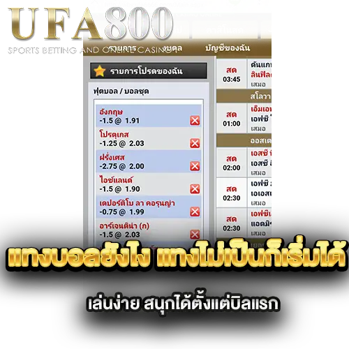 แทงบอลยังไง-แทงไม่เป็นก็เริ่มได้-เล่นง่าย-สนุกได้ตั้งแต่บิลแรก